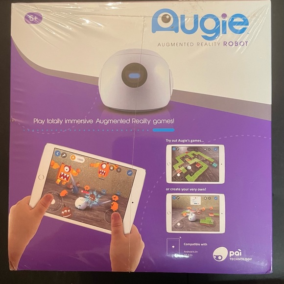 NEW IN BOX - Augie Augmented Reality Robot. Runs on Code fueled by fun! - Picture 3 of 6